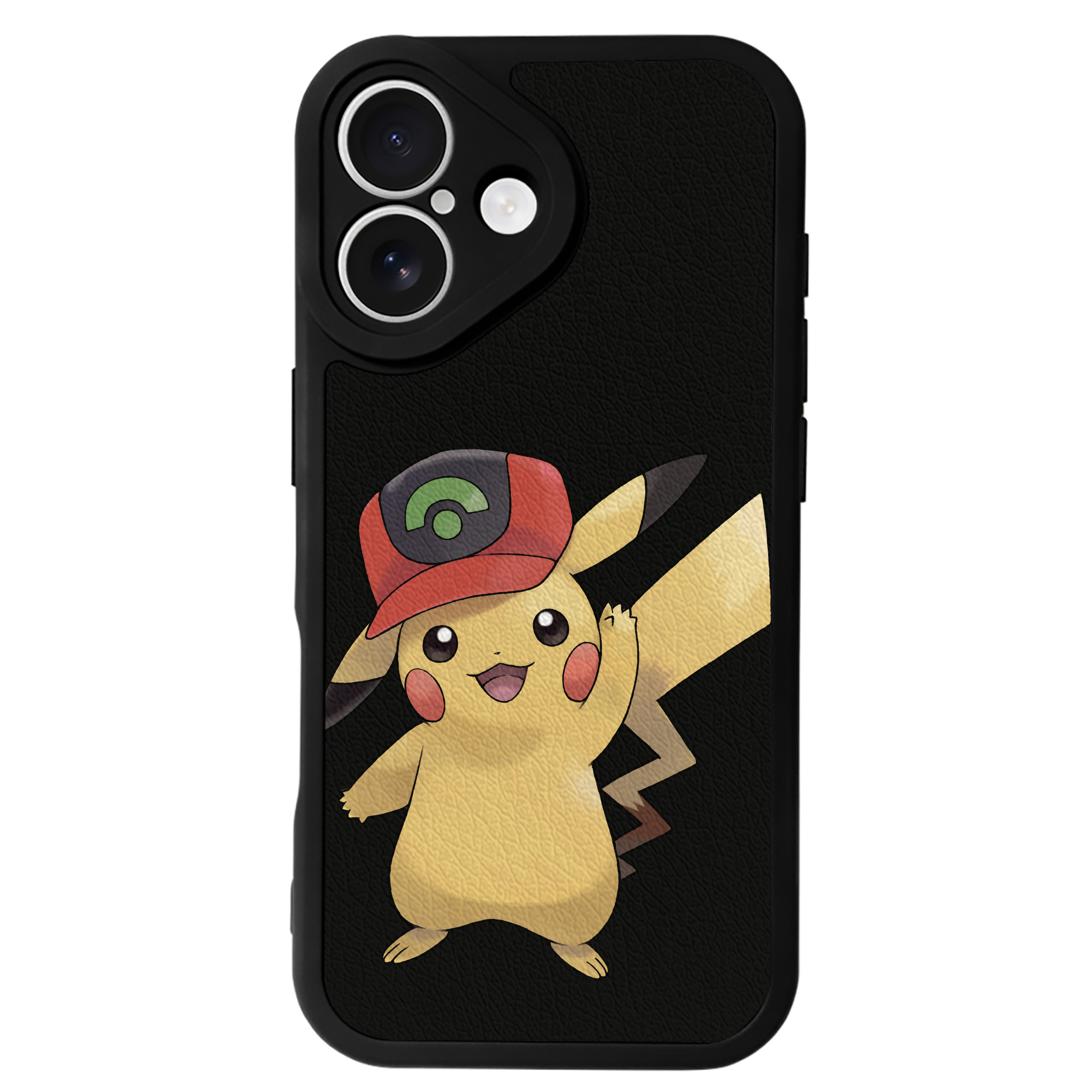 （画像用） ポケットモンスター Pokémon 【iPhone 16シリーズ対応】シリコンスマホケース（レザー調） 材質：シリコン